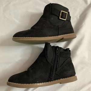 Old Navy Suede Botts Girl Toddler Size 8 Zipper